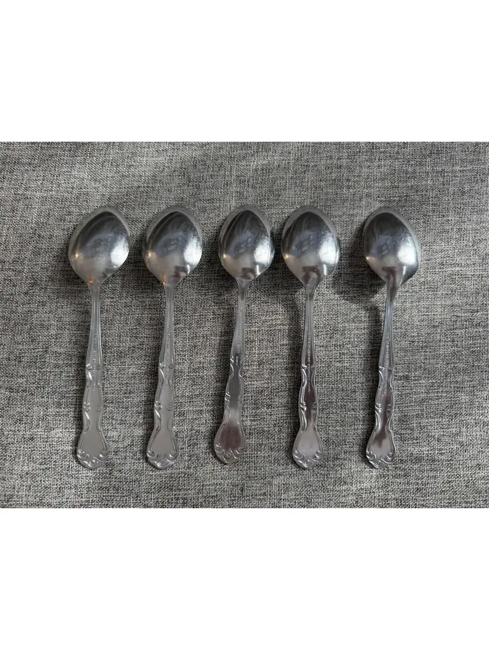 Stainless Steel Flatware By Present Trading Co Japan 1776 Pattern Teaspoons 5